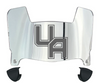 Albany Great Danes Mini Football Helmet Visor Shield w/ Clips - PICK VISOR & LOGO COLOR