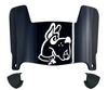 Albany Great Danes Mini Football Helmet Visor Shield w/ Clips - PICK VISOR & LOGO COLOR