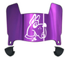 Albany Great Danes Mini Football Helmet Visor Shield w/ Clips - PICK VISOR & LOGO COLOR