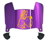 Albany Great Danes Mini Football Helmet Visor Shield w/ Clips - PICK VISOR & LOGO COLOR