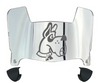 Albany Great Danes Mini Football Helmet Visor Shield w/ Clips - PICK VISOR & LOGO COLOR