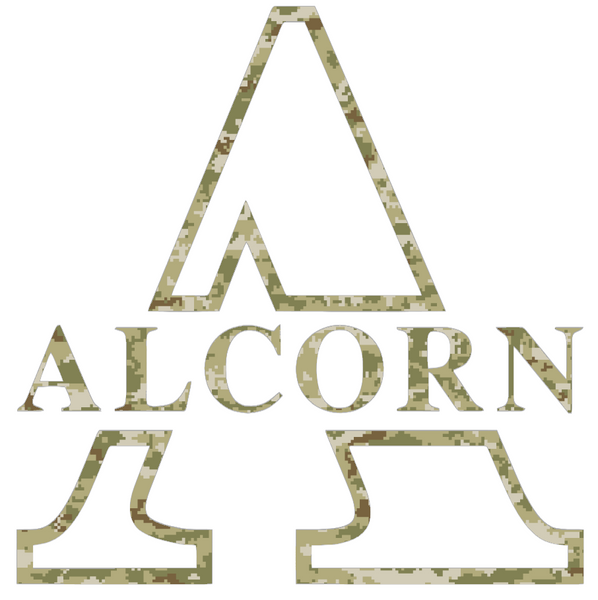 Alcorn State Braves Team Logo Salute to Service Camouflage Camo Vinyl Decal PICK SIZE