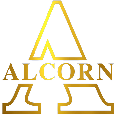 Alcorn State Braves GOLD CHROME MIRROR Team Logo Premium DieCut Vinyl Decal PICK SIZE