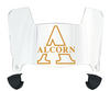 Alcorn State Braves Mini Football Helmet Visor Shield w/ Clips - PICK VISOR & LOGO COLOR