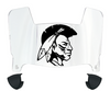 Alcorn State Braves Mini Football Helmet Visor Shield w/ Clips - PICK VISOR & LOGO COLOR