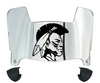 Alcorn State Braves Mini Football Helmet Visor Shield w/ Clips - PICK VISOR & LOGO COLOR
