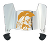 Alcorn State Braves Mini Football Helmet Visor Shield w/ Clips - PICK VISOR & LOGO COLOR