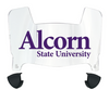 Alcorn State Braves Mini Football Helmet Visor Shield w/ Clips - PICK VISOR & LOGO COLOR