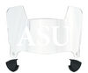Alcorn State Braves Mini Football Helmet Visor Shield w/ Clips - PICK VISOR & LOGO COLOR