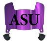 Alcorn State Braves Mini Football Helmet Visor Shield w/ Clips - PICK VISOR & LOGO COLOR