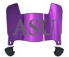 Alcorn State Braves Mini Football Helmet Visor Shield w/ Clips - PICK VISOR & LOGO COLOR