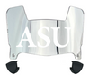 Alcorn State Braves Mini Football Helmet Visor Shield w/ Clips - PICK VISOR & LOGO COLOR