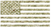CAMO CAMOUFLAGE American Flag USA Patriotic Viny Decal - Pick Size