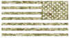 CAMO CAMOUFLAGE American Flag USA Patriotic Viny Decal - Pick Size