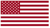 DARK RED American Flag USA Patriotic Viny Decal - Pick Size