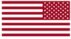 DARK RED American Flag USA Patriotic Viny Decal - Pick Size