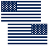 NAVY BLUE American Flag USA Patriotic Viny Decal - Pick Size
