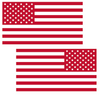 RED American Flag USA Patriotic Viny Decal - Pick Size