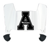 Appalachian State Mountaineers Mini Football Helmet Visor Shield w/ Clips - PICK VISOR & LOGO COLOR