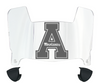 Appalachian State Mountaineers Mini Football Helmet Visor Shield w/ Clips - PICK VISOR & LOGO COLOR