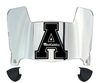 Appalachian State Mountaineers Mini Football Helmet Visor Shield w/ Clips - PICK VISOR & LOGO COLOR
