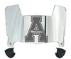 Appalachian State Mountaineers Mini Football Helmet Visor Shield w/ Clips - PICK VISOR & LOGO COLOR