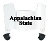 Appalachian State Mountaineers Mini Football Helmet Visor Shield w/ Clips - PICK VISOR & LOGO COLOR