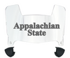 Appalachian State Mountaineers Mini Football Helmet Visor Shield w/ Clips - PICK VISOR & LOGO COLOR