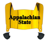 Appalachian State Mountaineers Mini Football Helmet Visor Shield w/ Clips - PICK VISOR & LOGO COLOR