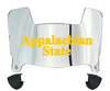 Appalachian State Mountaineers Mini Football Helmet Visor Shield w/ Clips - PICK VISOR & LOGO COLOR