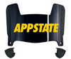Appalachian State Mountaineers Mini Football Helmet Visor Shield w/ Clips - PICK VISOR & LOGO COLOR