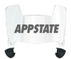 Appalachian State Mountaineers Mini Football Helmet Visor Shield w/ Clips - PICK VISOR & LOGO COLOR