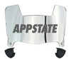 Appalachian State Mountaineers Mini Football Helmet Visor Shield w/ Clips - PICK VISOR & LOGO COLOR