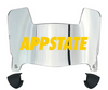 Appalachian State Mountaineers Mini Football Helmet Visor Shield w/ Clips - PICK VISOR & LOGO COLOR