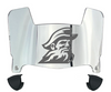 Appalachian State Mountaineers Mini Football Helmet Visor Shield w/ Clips - PICK VISOR & LOGO COLOR