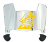 Appalachian State Mountaineers Mini Football Helmet Visor Shield w/ Clips - PICK VISOR & LOGO COLOR