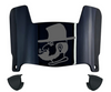 Appalachian State Mountaineers Mini Football Helmet Visor Shield w/ Clips - PICK VISOR & LOGO COLOR