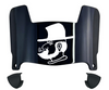 Appalachian State Mountaineers Mini Football Helmet Visor Shield w/ Clips - PICK VISOR & LOGO COLOR