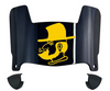 Appalachian State Mountaineers Mini Football Helmet Visor Shield w/ Clips - PICK VISOR & LOGO COLOR