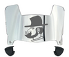 Appalachian State Mountaineers Mini Football Helmet Visor Shield w/ Clips - PICK VISOR & LOGO COLOR