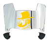 Appalachian State Mountaineers Mini Football Helmet Visor Shield w/ Clips - PICK VISOR & LOGO COLOR