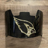 Arizona Cardinals Full Size Football Helmet Visor Shield Black Dark Tint w/ Clips - PICK LOGO COLOR