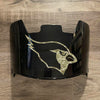 Arizona Cardinals Full Size Football Helmet Visor Shield Black Dark Tint w/ Clips - PICK LOGO COLOR