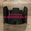 Arizona Cardinals Full Size Football Helmet Visor Shield Black Dark Tint w/ Clips - PICK LOGO COLOR
