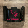 Arizona Cardinals Full Size Football Helmet Visor Shield Black Dark Tint w/ Clips - PICK LOGO COLOR