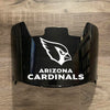 Arizona Cardinals Full Size Football Helmet Visor Shield Black Dark Tint w/ Clips - PICK LOGO COLOR