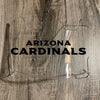 Arizona Cardinals Full Size Football Helmet Visor Shield Clear w/ Clips - PICK LOGO COLOR