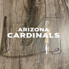 Arizona Cardinals Full Size Football Helmet Visor Shield Clear w/ Clips - PICK LOGO COLOR