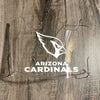 Arizona Cardinals Full Size Football Helmet Visor Shield Clear w/ Clips - PICK LOGO COLOR