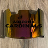 Arizona Cardinals Full Size Football Helmet Visor Shield Red Iridium Mirror w/ Clips - PICK LOGO COLOR